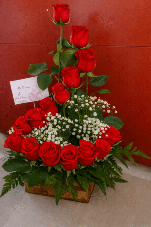 Arreglo floral 15 rosas R19
